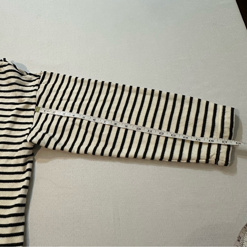 Buck Mason Striped Long Sleeve Tee Size Small - Picture 11 of 12